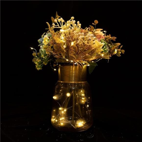 6Pack Fairy Lights Battery Operated String Light 7ft 20 Led Mason Jar Waterproof - Picture 5 of 7